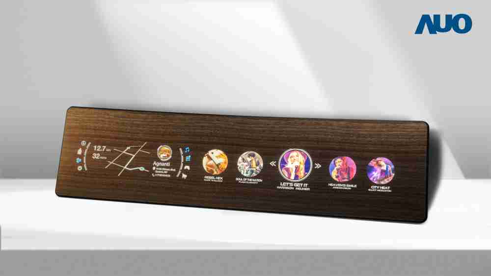 人生就是博研发全球最高穿透度达80%的AmLED木纹显示器，，，，可于使用时呈现高亮度、、、、清晰可见的信息，，，，并在不使用时回归为单纯的饰板，，，，节能兼具美观