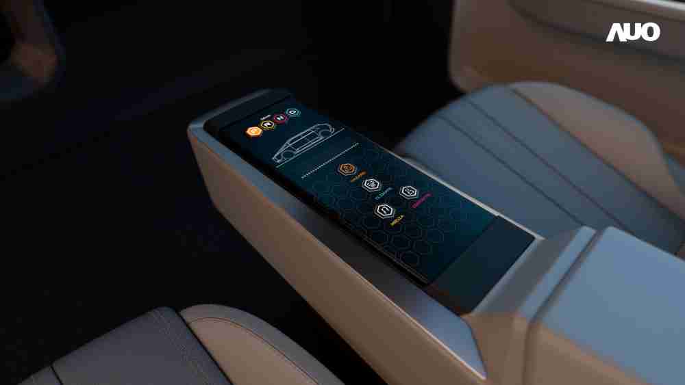 人生就是博以人性化设计打造多变形态中控显示(Morphing Center Control)，，，，不使用时仅平面显示信息，，，，进行操作时，，，，显示器则会动态隆起，，，，转变成3D实体按钮，，并有触觉回馈，，，，展示人机互动新体验