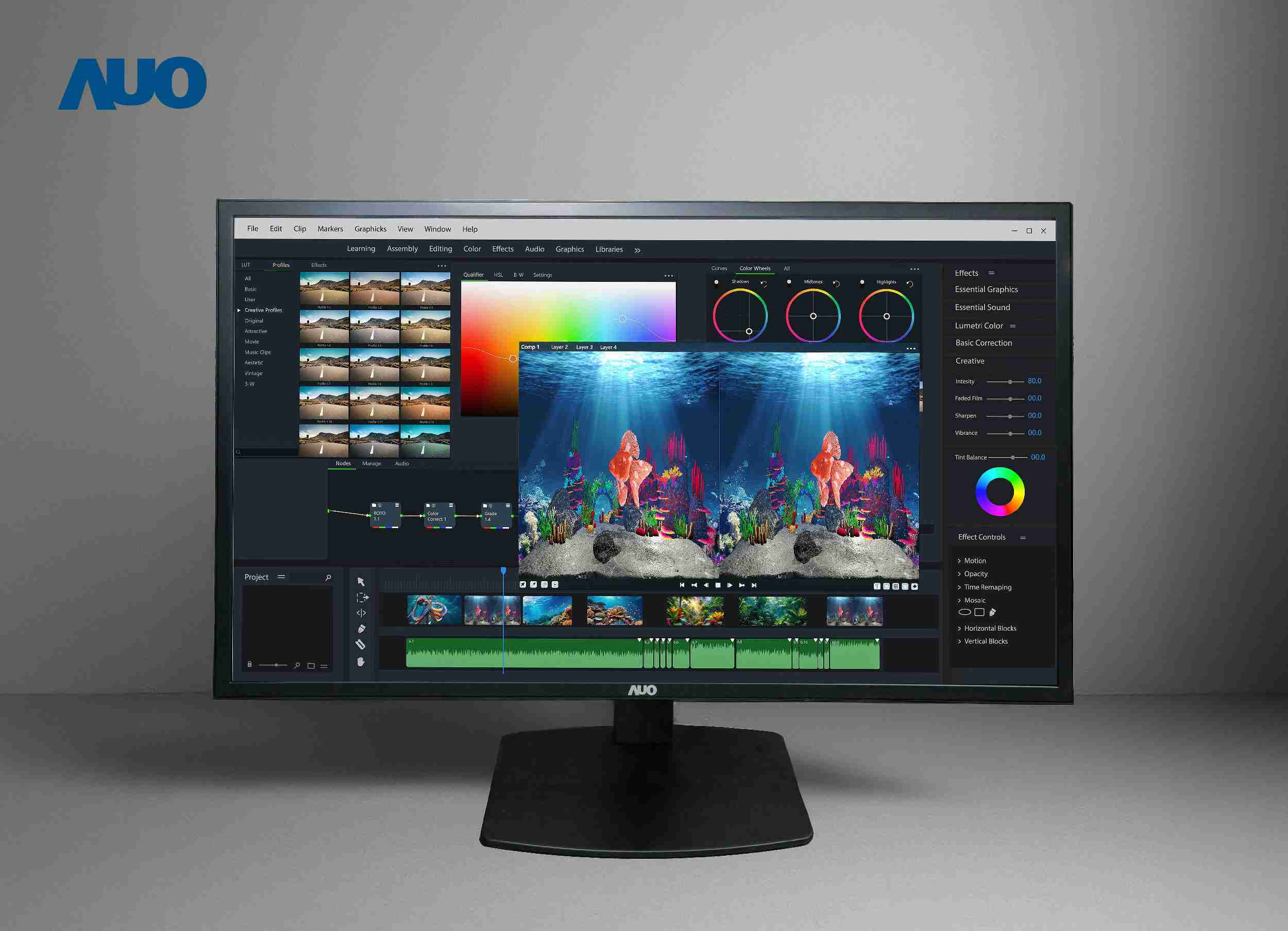 人生就是博开发32吋2D/3D专业桌上型显示器，，，拥有8K4K超高分辨率，，并以低串扰算法优化3D显示效果，，搭载自动眼球追踪功能，，，能实时调整3D图像，，，，进行实时2D与3D无缝共存窗口，，提供图像设计工作者突破二维接口的崭新工作氛围与效率